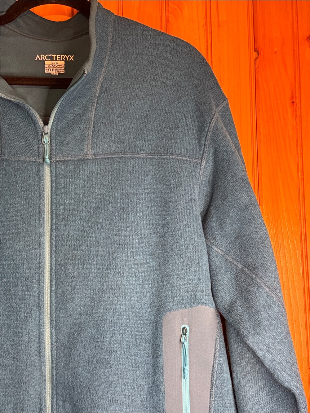 Arc'teryx Men's Blue Polartec Full Zip Fleece Jacket L/G - Picture 7 of 10